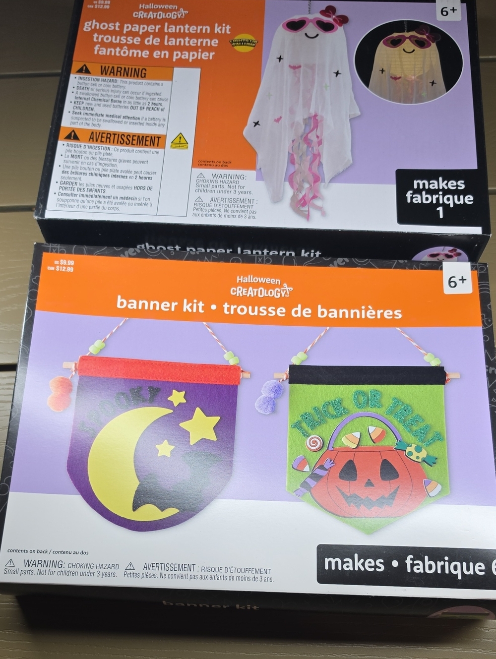 Ghost Paper Lantern Kit And Halloween Banner Kit